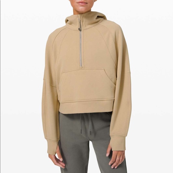 lululemon athletica Jackets & Blazers - SOLD - Lululemon Scuba Oversized Half Zip Hoodie M/L
